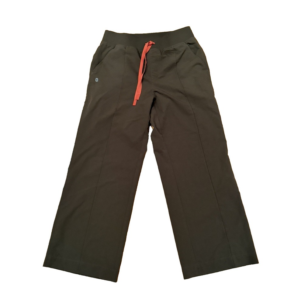 FIGS Women' Size Large Petite Wide Leg Scrub Pants Spruce